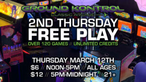 2nd Thursday FREE PLAY Party! (March 2026)