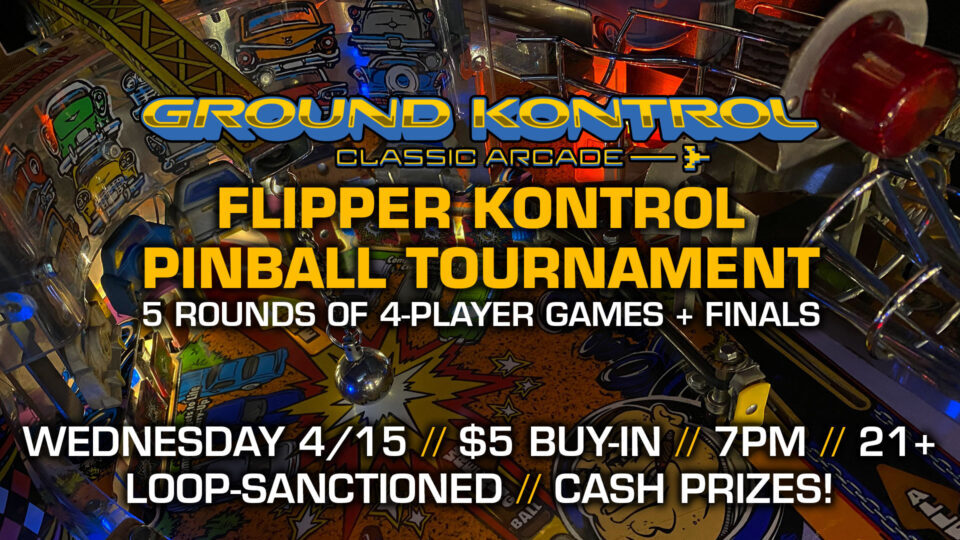 Flipper Kontrol Pinball Tournament (April 2026)