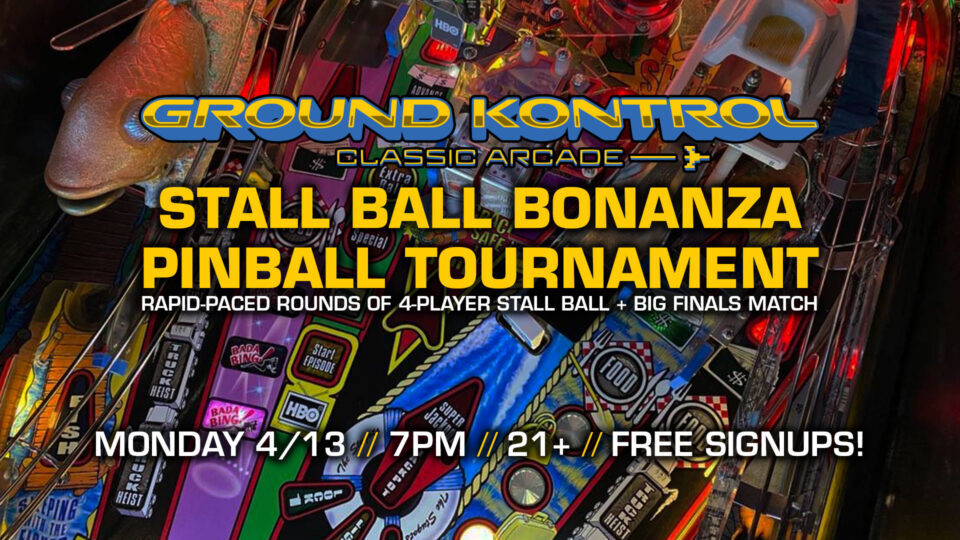 Stall Ball Bonanza Pinball Tournament (April 2026)