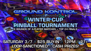 6th Annual Portland Winter Cup Pinball Tournament