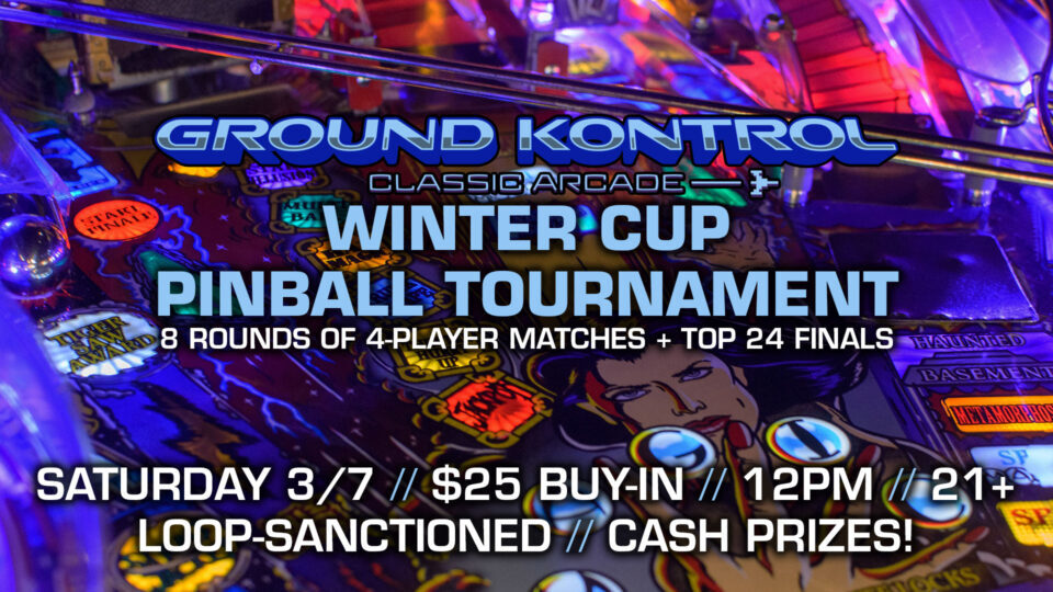 6th Annual Portland Winter Cup Pinball Tournament