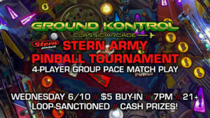 Stern Army Pinball Tournament (June 2026)