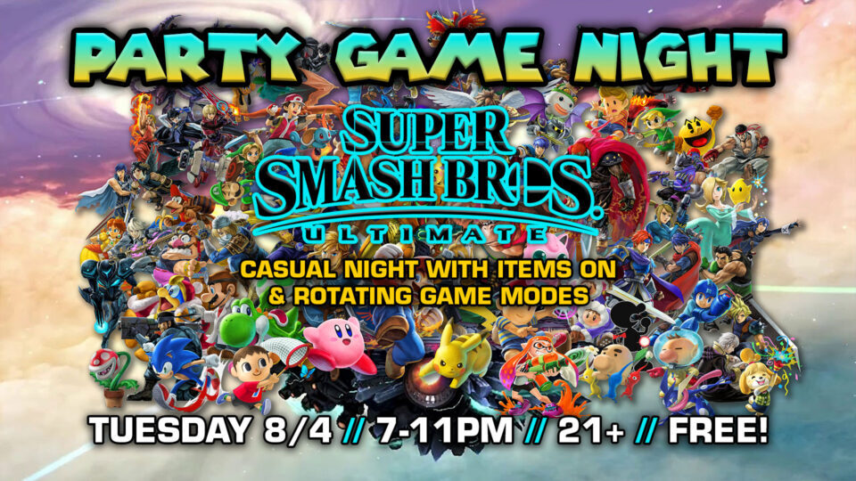 Super Smash Bros Ultimate CASUAL NIGHT (August 2026)