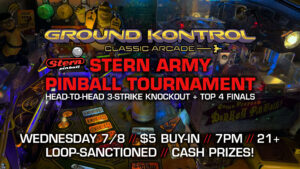 Stern Army Pinball Tournament (July 2026)