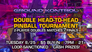 Double Head-To-Head Pinball Tournament (August 2026)