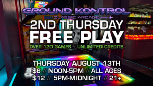 2nd Thursday FREE PLAY Party! (August 2026)