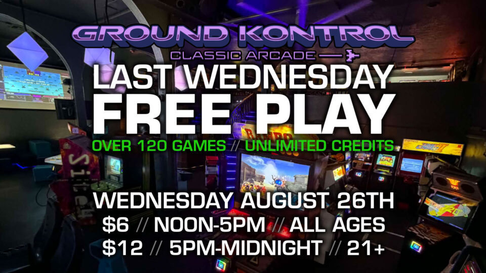 Last Wednesday FREE PLAY Party! (August 2026)