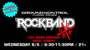 Rock Band x Ground Kontrol (August 2026)