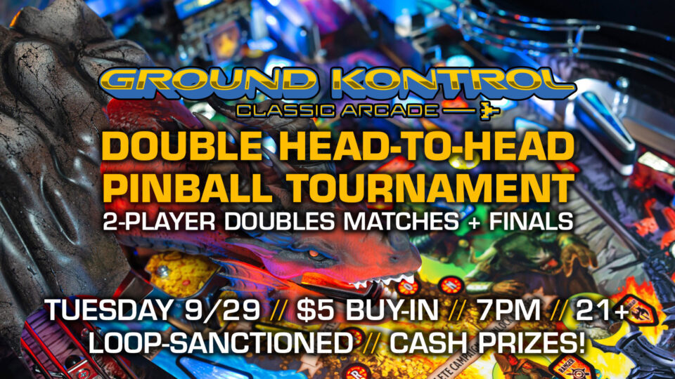 Double Head-To-Head Pinball Tournament (September 2026)