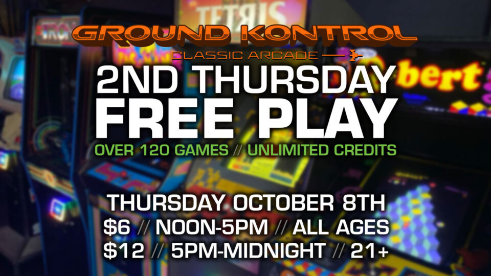 2nd Thursday FREE PLAY Party! (October 2026)