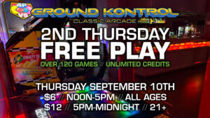 2nd Thursday FREE PLAY Party! (September 2026)