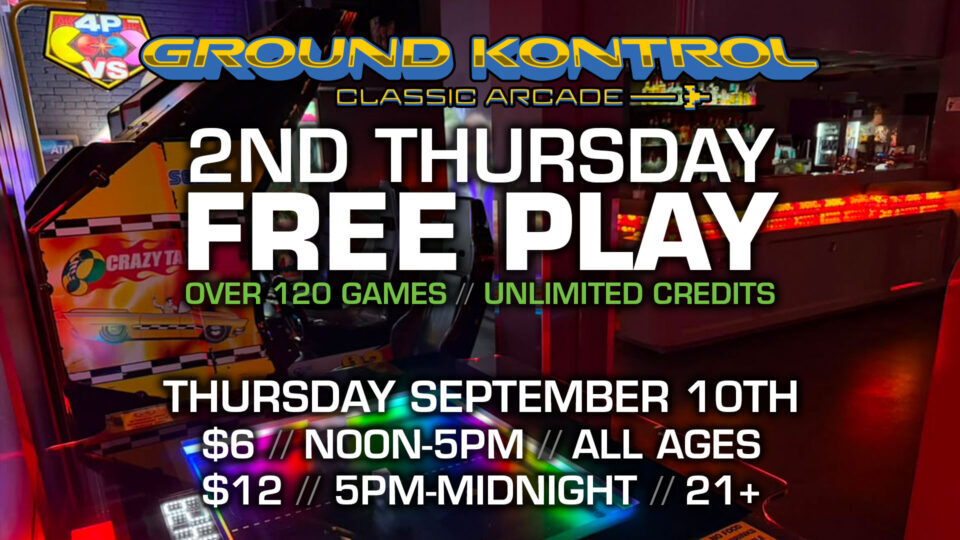 2nd Thursday FREE PLAY Party! (September 2026)