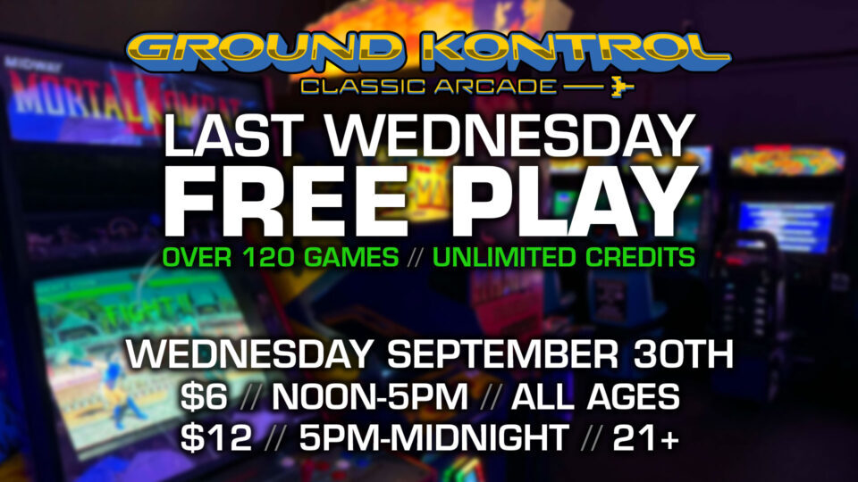 Last Wednesday FREE PLAY Party! (September 2026)