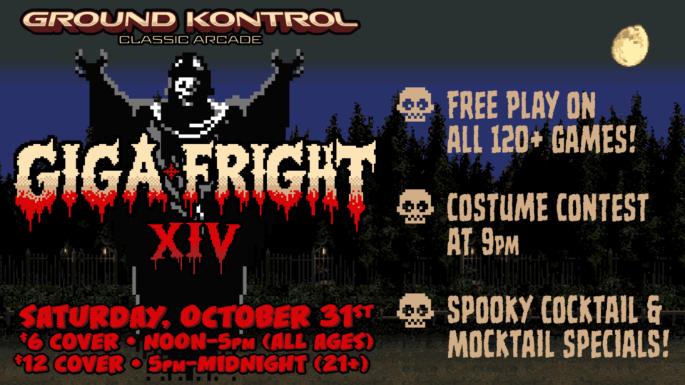 Giga-Fright XIV: Halloween Free Play Party & Costume Contest