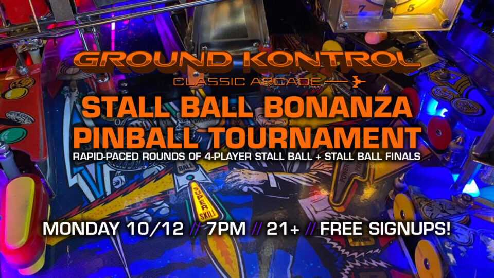 Stall Ball Bonanza Pinball Tournament (October 2026)