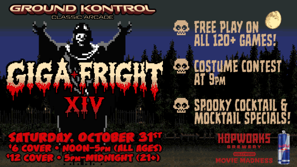 Giga-Fright XIV: Halloween Free Play Party & Costume Contest